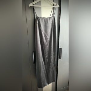 H&M Black Strapped Dress, Size- Small.